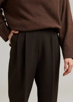 The Frankie Shop CLOTHING Bea Suit Pants - Dark Espresso