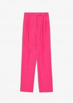 The Frankie Shop Bea Suit Pants - Fuchsia