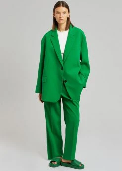 The Frankie Shop CLOTHING Bea Suit Pants - Kelly Green