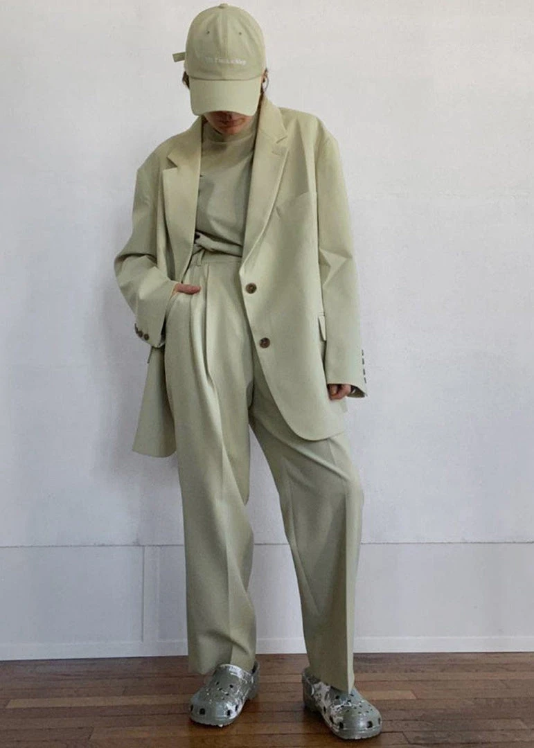 The Frankie Shop Bea Suit Pants - Melon CLOTHING 1 The Frankie Shop Bea Suit Pants - Melon CLOTHING