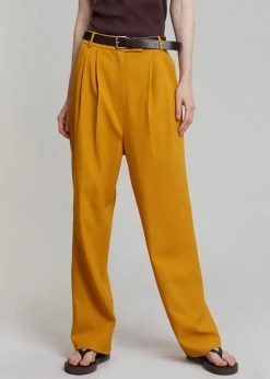 The Frankie Shop CLOTHING Bea Suit Pants - Mustard
