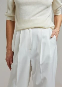 The Frankie Shop Bea Suit Pants - White