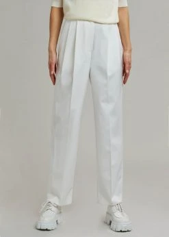 The Frankie Shop Bea Suit Pants - White