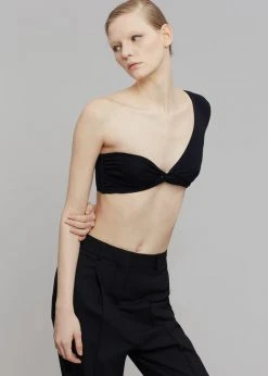 Beaufille Cropped Kuma Blouse - Black CLOTHING