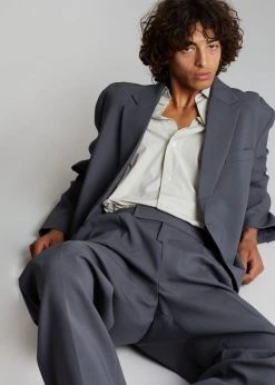 The Frankie Shop Beo Blazer - Charcoal Men