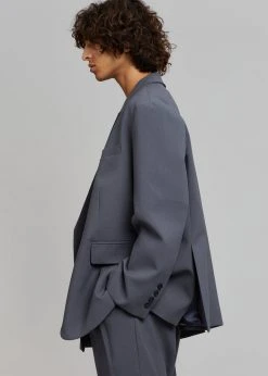 The Frankie Shop Beo Blazer - Charcoal Men