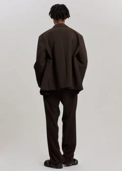 The Frankie Shop Beo Blazer - Dark Espresso Men 12 The Frankie Shop Beo Blazer - Dark Espresso Men