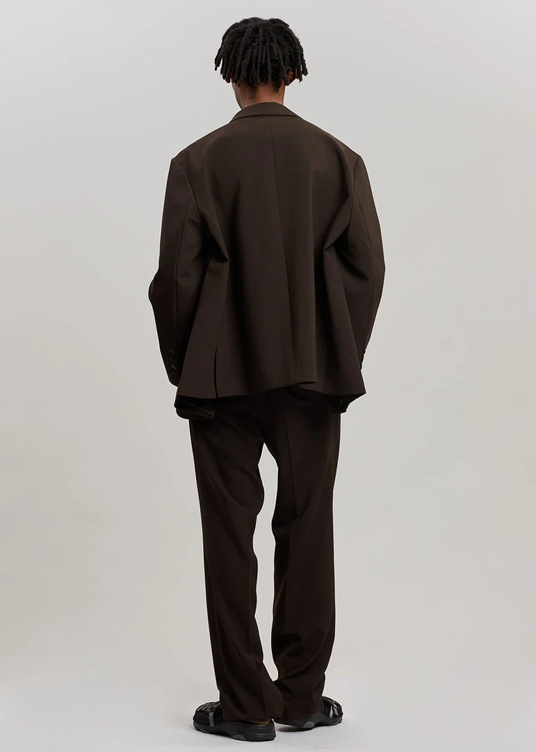 The Frankie Shop Beo Blazer - Dark Espresso Men 6 The Frankie Shop Beo Blazer - Dark Espresso Men