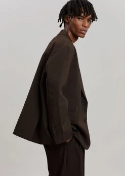 The Frankie Shop Beo Blazer - Dark Espresso Men 11 The Frankie Shop Beo Blazer - Dark Espresso Men