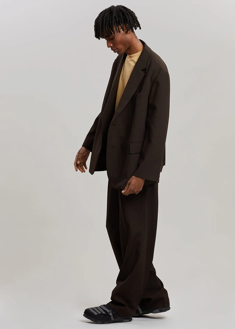 The Frankie Shop Beo Blazer - Dark Espresso Men 2 The Frankie Shop Beo Blazer - Dark Espresso Men