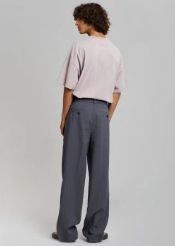 The Frankie Shop Men Beo Suit Pants - Charcoal 10 The Frankie Shop Men Beo Suit Pants - Charcoal