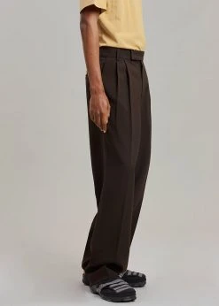 The Frankie Shop Beo Suit Pants - Dark Espresso