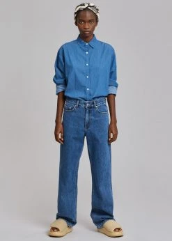 Siento Beya Denim Shirt - Medium Wash