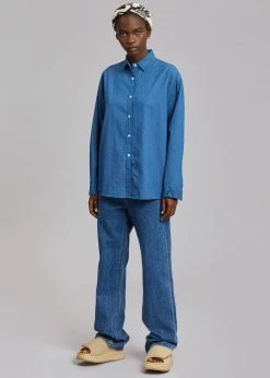 Siento Beya Denim Shirt - Medium Wash