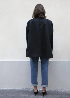 The Frankie Shop Frankie Oversized Boyfriend Blazer - Black CLOTHING 16 The Frankie Shop Frankie Oversized Boyfriend Blazer - Black CLOTHING