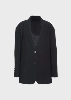 The Frankie Shop Frankie Oversized Boyfriend Blazer - Black CLOTHING 17 The Frankie Shop Frankie Oversized Boyfriend Blazer - Black CLOTHING