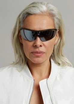 Blessd Blake Patent Bomber - White CLOTHING