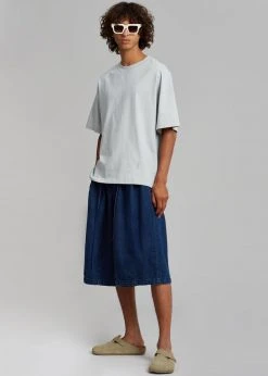 The Farmers Market Men Bodin Denim Shorts - Indigo