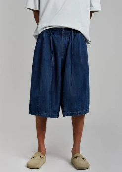 The Farmers Market Men Bodin Denim Shorts - Indigo