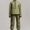 The Frankie Shop CLOTHING Brant Quilted Pullover - Moss Green