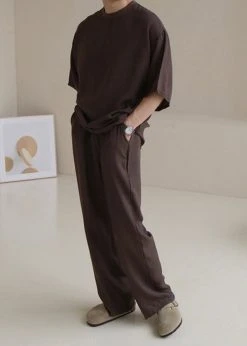 The Frankie Shop Brax Pants - Brown Men 22 The Frankie Shop Brax Pants - Brown Men