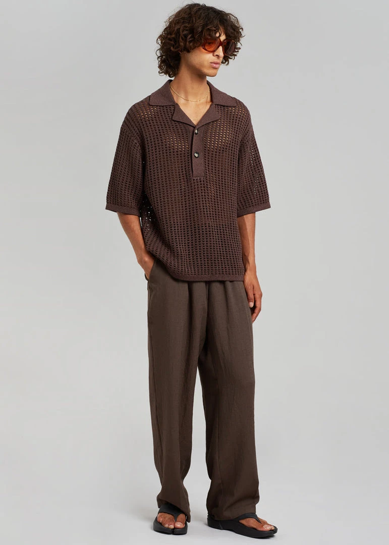 The Frankie Shop Brax Pants - Brown Men 4 The Frankie Shop Brax Pants - Brown Men