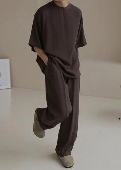 The Frankie Shop Brax Pants - Brown Men 17 The Frankie Shop Brax Pants - Brown Men