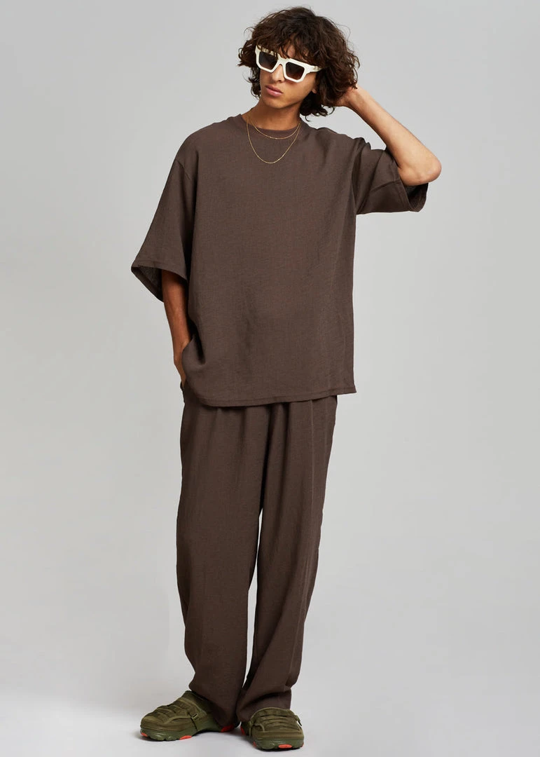 The Frankie Shop Brax Pants - Brown Men 1 The Frankie Shop Brax Pants - Brown Men