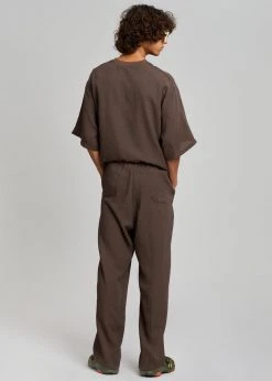 The Frankie Shop Brax Pants - Brown Men 23 The Frankie Shop Brax Pants - Brown Men