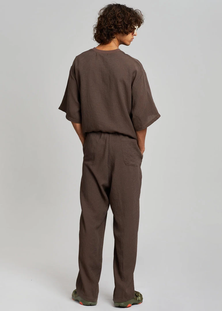 The Frankie Shop Brax Pants - Brown Men 11 The Frankie Shop Brax Pants - Brown Men