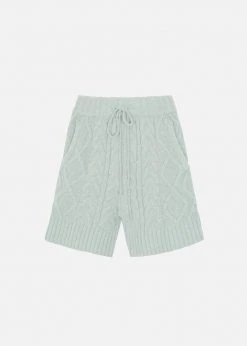 The Frankie Shop Men Brody Knit Shorts - Celadon 12 The Frankie Shop Men Brody Knit Shorts - Celadon