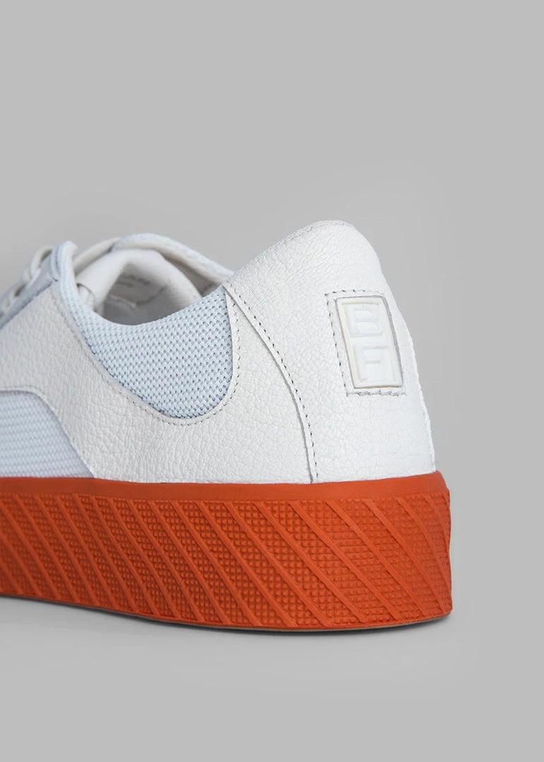 BY FAR Rodina Sneakers - Tangerine On White Men 2 BY FAR Rodina Sneakers - Tangerine On White Men