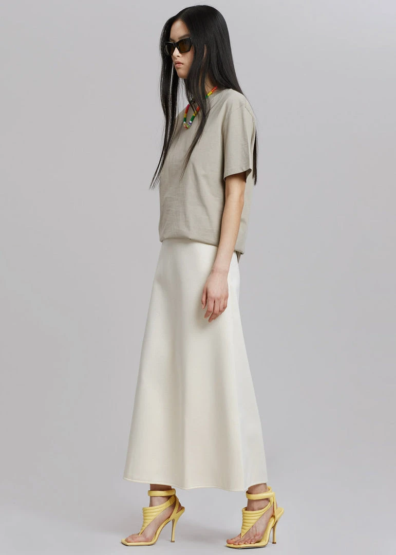 CLOTHING By Malene Birger Angello Skirt - Almond 1 CLOTHING By Malene Birger Angello Skirt - Almond