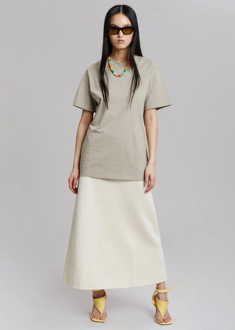 CLOTHING By Malene Birger Angello Skirt - Almond 4 CLOTHING By Malene Birger Angello Skirt - Almond