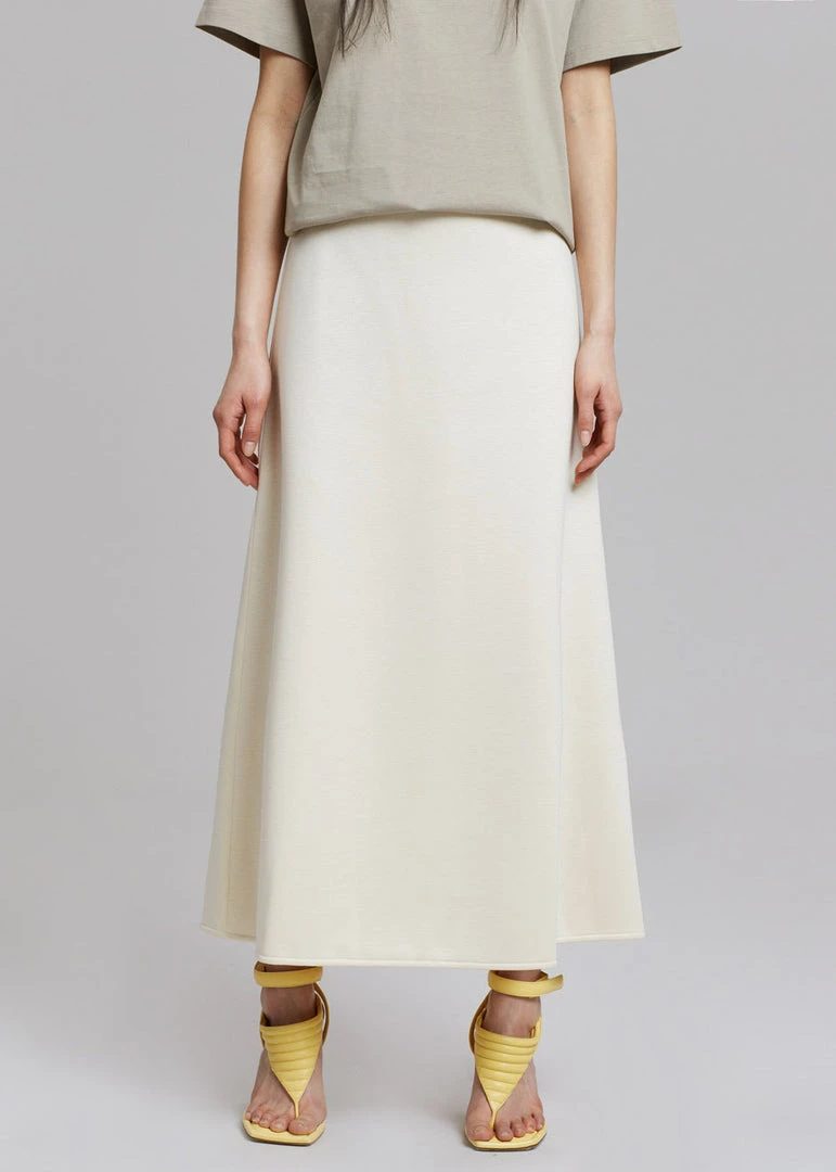 CLOTHING By Malene Birger Angello Skirt - Almond 2 CLOTHING By Malene Birger Angello Skirt - Almond