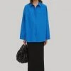 CLOTHING By Malene Birger Derris Shirt - Arctic Blue