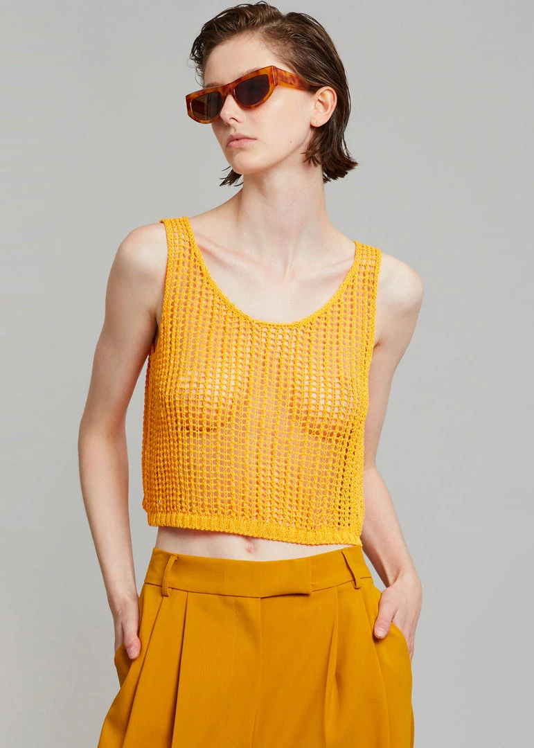 Angelo Bianco Camila Net Top - Orange Vacation Edit 3 Angelo Bianco Camila Net Top - Orange Vacation Edit