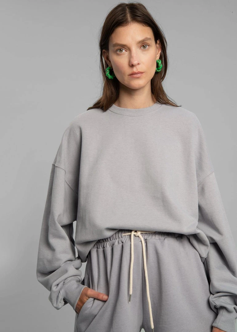 The Frankie Shop CLOTHING Carita Sweatshirt - Ice 3 The Frankie Shop CLOTHING Carita Sweatshirt - Ice