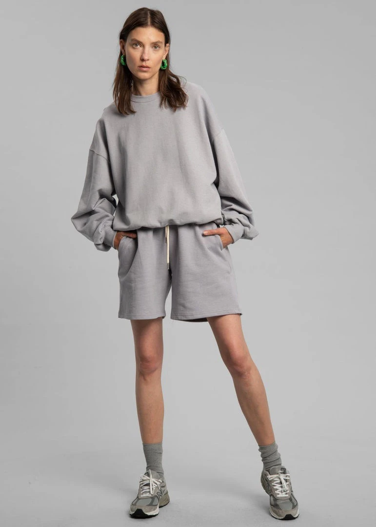 The Frankie Shop CLOTHING Carita Sweatshirt - Ice 4 The Frankie Shop CLOTHING Carita Sweatshirt - Ice