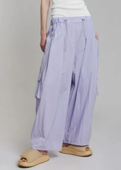 The Frankie Shop Celeste Cargo Pants - Lilac CLOTHING