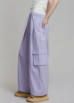 The Frankie Shop Celeste Cargo Pants - Lilac CLOTHING