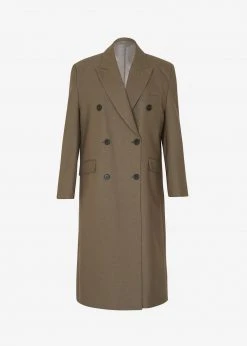 3.another CLOTHING Cerys Overcoat - Cocoa