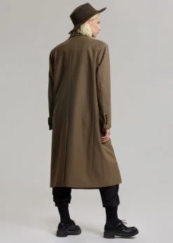 3.another CLOTHING Cerys Overcoat - Cocoa