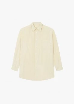 The Frankie Shop Men Chadwick Shirt - Mastic