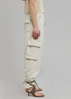 The Frankie Shop CLOTHING Chava Cargo Joggers - Birch