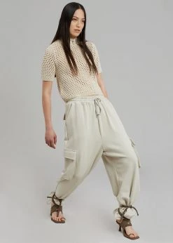 The Frankie Shop CLOTHING Chava Cargo Joggers - Birch