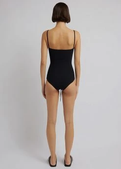 Christopher Esber Ruched Disconnect Swimsuit - Black CLOTHING