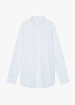 The Frankie Shop CLOTHING Dusky Classic Oversized Shirt - White