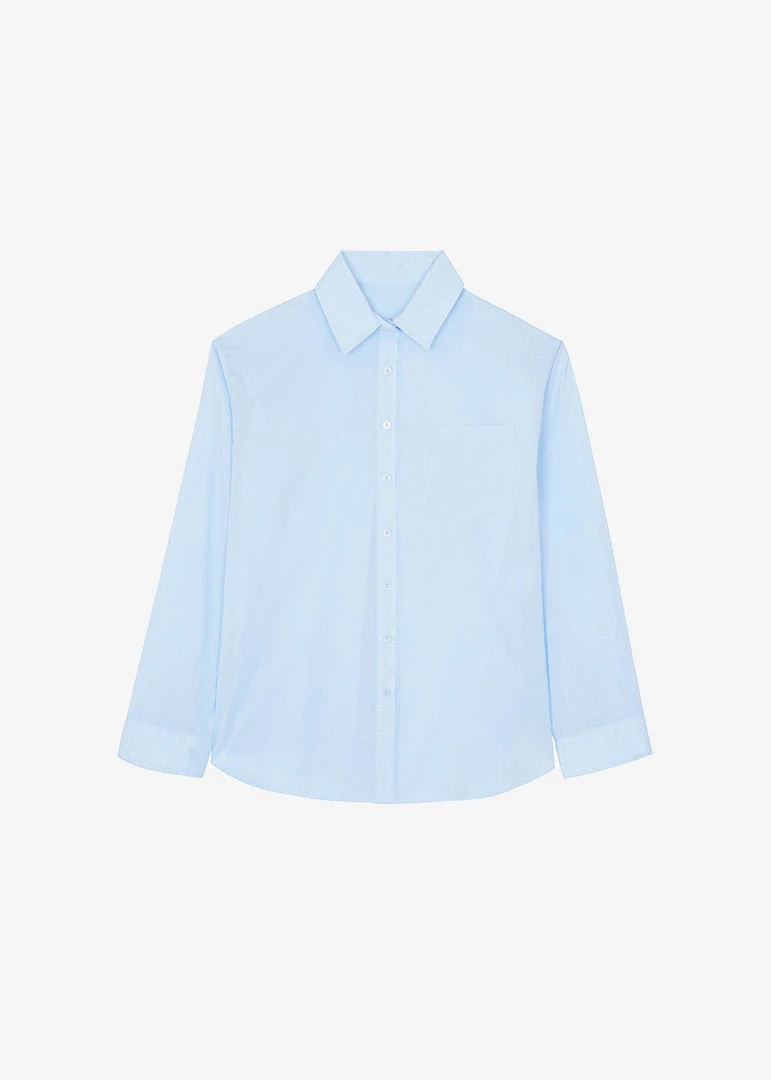 The Frankie Shop CLOTHING Cleia Shirt - Light Blue 10 The Frankie Shop CLOTHING Cleia Shirt - Light Blue