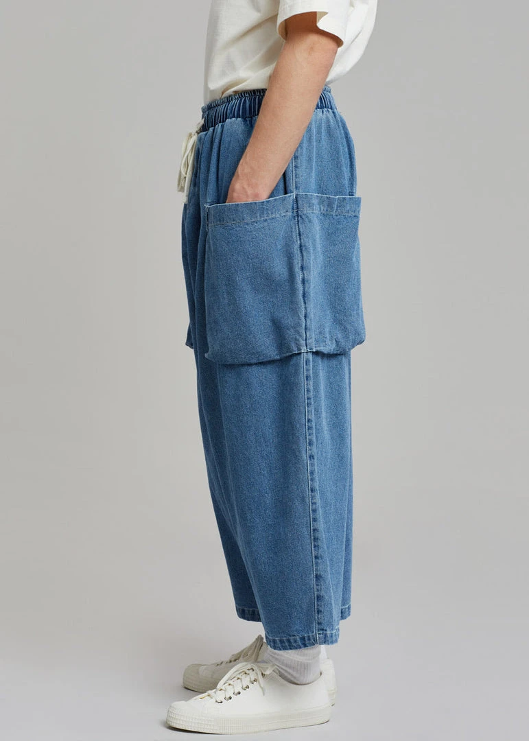 The Farmers Market Cliff Denim Balloon Pants - Worn Wash 8 The Farmers Market Cliff Denim Balloon Pants - Worn Wash